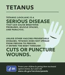 Indiana Department Of Health - Being Up-To-Date With Your Tetanus Vaccine  Is The Best Tool To Prevent Tetanus. Talk To Your Doctor If You Have  Questions. Https://Bit.ly/39Pll15 | Facebook