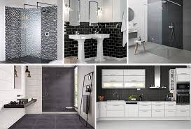 The best type of kitchen flooring tile ideas to use in the kitchen. Black Tile Ideas Black And White Tile Bathroom Black Tiles In Kitchen