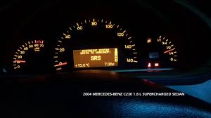 Mercedes Benz C230 Srs Error Problem Youtube