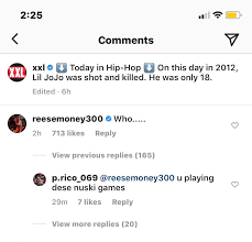 On november 11, 2019, lil reese was critically wounded in a shooting at a busy intersection in the i heard you just tried to sneak on block bro lol don't lose yo life playing on internet 69, lil reese wrote. P Rico Responds To Lil Reese On Post About Jojo Chiraqology