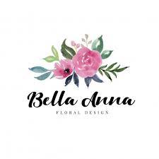 Watercolor Floral Flower Logo Design Flower Logo Design Flower Logo Floral Watercolor