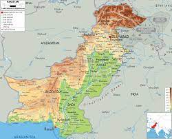 The muslim nation's official name is the islamic republic of pakistan. Physical Map Of Pakistan Ezilon Maps