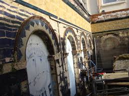 After falling into disuse it was squatted for several years. Medina House Hove Flux Surface Lighting