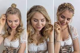 Sängerin zendaya liegt mit diesem frechen. Dirndl Frisuren Fur Mittellange Haare Mit Anleitung Therubinrose