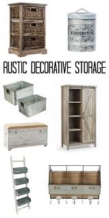 Decorative Storage With Farmhouse Style Trendy Home Decor Country House Decor Farmhouse Decor