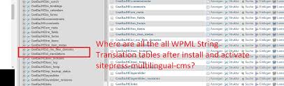 Dalam istilah ilmu komputer, sebuah struktur data adalah cara penyimpanan, penyusunan dan pengaturan data di dalam media penyimpanan komputer sehingga data tersebut dapat digunakan secara efisien. All Wpml String Translation Tables In Database Missing But Wpml Works How Wpml