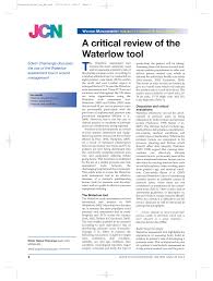 Pdf A Critical Review Of The Waterlow Tool