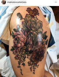 Thigh Tattoos Cover Up Flower Cover Up Tattoos Leg Tattoos Women Cover Up Tattoos For Women