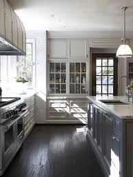 Greige Cabinets Dark Island Kitchen Inspirations Grey Kitchens Home