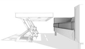 #10 dempsey gas lift coffee table with ottomans small space living often calls for creativity if at all you will enjoy the nice things in life. Coffee Table Raises Lowers With Concrete Counterweight And Base Cnc Adafruit Industries Makers Hackers Artists Designers And Engineers