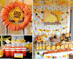 Construction party, first birthday, smash cake, construction theme, free printables, construction party free printables, construction smash cake, caution sign free printables, diy party decor, event design, event planning, party planning, baby's first birthday, first birthday party, bulldozer party, builder party, kids party, childrens. Kara S Party Ideas Construction Truck Big Rig Boy Birthday Party Planning Ideas