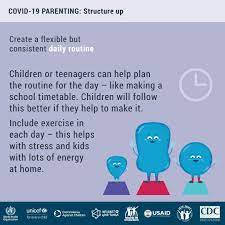 Structure Up In 2021 Helping Kids Stress School Timetable