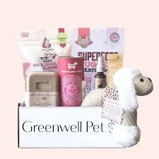 Gift dog puppy present pink or grey. 12 Cute Doggy Gift Baskets And Birthday Boxes For Special Pups Hey Djangles