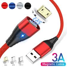 The charging port on the iphone tends to be very dependable, even when other things go wrong. Qc3 0 Fast Charger 3a Magnetic Usb Cable Micro Type C For Iphone 6 7 8 Xs 11 Pro Ebay