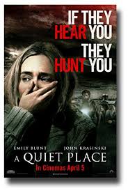 Семья живет в полной тишине, опасаясь жутких монстров. A Quiet Place Poster Movie Promo 11 X