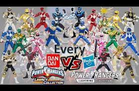 Updated Every Power Rangers Hasbro Vs Bandai Lightning Collection Versus Legacy Collection Youtube Power Rangers Legacy Collection Ranger
