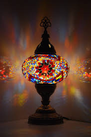 Mosaic Table Lamp 8 Different Color Option Turkish Lamp Etsy In 2020 Moroccan Table Lamp Turkish Mosaic Lamp Table Lamp