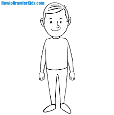 Easy techniques for drawing people, animals and more. Man Drawing In 2021 Person Drawing Dad Drawing Pictures To Draw