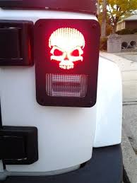 Jeep Skull Tail Light Guard Jeep Accessories Jeep Accessories Jeep Mods Jeep Cars