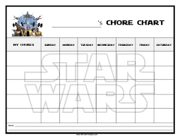 Star Wars Chore Chart Free Printable Allfreeprintable Com