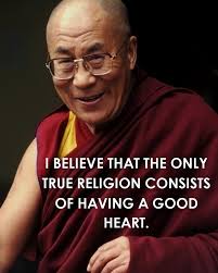 A true religion consists of a good heart..