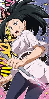 She is the class vice president alongside iida tenya. Momo Yaoyorozu Wallpaper Enjpg