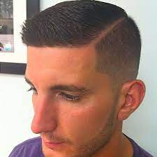 Hard Part Short Hair For Boys Hard Part Haircut Men S Short Hair