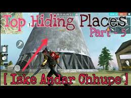 Gerena free fire top 3 hiding places on factory /top secret locations/dr game ff#freefire. Free Fire Top Hiding Places Part 5 Chupne Ki Jagah Ka Part 5 Hide Inside The Hindi Youtube
