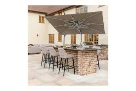 Apollo banana cantilever parasol with built in led lights. Cantilever Parasol 3m X 4m Rectangular Rotating With Led Lights