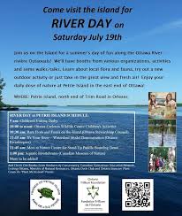 Petrie Island River Day Island River Outdoor Activities