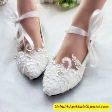 Gelinlik Altina Babet Modelleri In 2020 Wedding Shoes Lace Ivory Wedding Shoes Wedding Shoes Bridesmaid