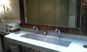 Extra Wide Undermount Bathroom Sink For Large Areas Bath Sinks With Regard To Long Undermount Bathroom Sink Trough Sink Bathroom Trough Sink Sink