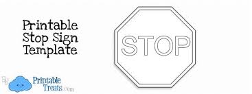 Printable Stop Sign Template Free Printable Stationery Sign Templates Template Printable