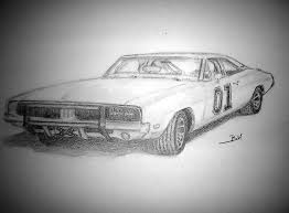 The Dukes Of Hazzard General Lee 1969 Dodge Charger Drawing Realism 1969 Dodge Charger Dodge Charger The Dukes Of Hazzard