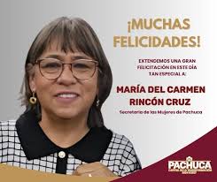 🎉 Felicitamos a la titular de la Secretaría de las Mujeres, María del Carmen  Rincón Cruz, con motivo de su cumpleaños. Le deseamos un excelente día  rodeado de sus seres queridos. ¡Muchas