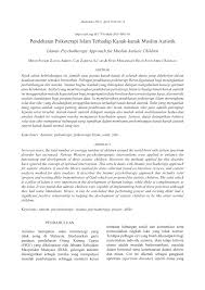 Autisme bermaksud kecacatan mental seumur hidup yang. Pdf Pendekatan Psikoterapi Islam Terhadap Kanak Kanak Muslim Autistik