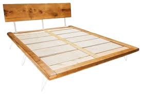 For example, a rustic platform bed frame like our delta platform bed would look great in an industrial or vintage setting. Mid Century Modern Platform Bed Case Study Rustic Panel Beds By Scandinavian Design Mid Century Modern Platform Bed Case St Houzz