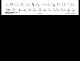 The handwriting without tears® simple vertical style and emphasis on connections make cursive easy for all. Cursive Alphabet Desk Strips Learning Without Tears