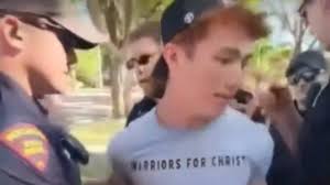 Bible reading protestor arrested outside drag queen show