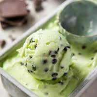Mix all together and put in freezer of refrigerator until hardened. Low Fat Mint Chocolate Chip Ice Cream