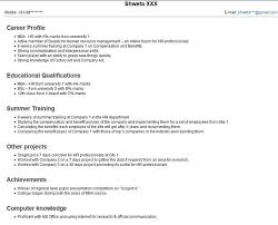 Classic resume format mba skool: Resume Templates Mba Hr Freshers 2020 2021 Student Forum