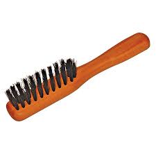 Boar's hair brushes help to naturally clean your beard. Fendrihan Pear Wood And Boar Bristle Beard Brush With Handle Made In