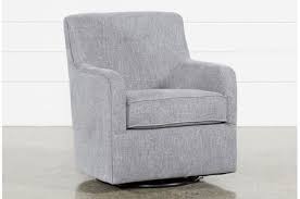 A swivel chair is a chair with a seat able to be turned on its base to face in any direction. Swivel Chairs Living Spaces