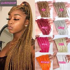 Wavy thin or micro box braid crochet twisted hair 8packs 55 inch curly zizi box braids synthetic crochet twisted hair extensions wave micro afro 3s box braids 28 strands/pack for women (4#) 4.1 out of 5 stars 23. Eunice Zizi Box Braids Hair Extensions 28 Light Blonde Burgundy Brown Purple Synthetic Crochet Braiding Hair 28 Strands Pack Buy At The Price Of 3 22 In Aliexpress Com Imall Com