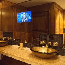 Bathroom Mirrors With Built In Tvs Tv In Bathroom Bathroom Mirror Design Bathroom Mirror