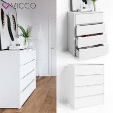 Schrank 75 cm breit 236 hoch. Vicco Kommode Ruben Weiss 4 Schubladen 80 Cm Kaufland De