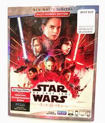 Star Wars The Last Jedi Blu Ray Last Jedi Star Wars Film Star Wars Watch