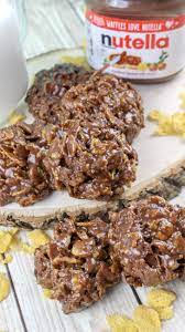 Take Your Favorite Cornflake No Bake Treats To The Next Level Recipe No Bake Treats Peanut Butter Nutella No Bake Oatmeal Bars