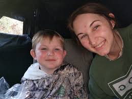 Who do y'all think is gonna get a deer tonight? Daddy & Axel or Mama &  Bubby?! #friellife If me and Bub see anything in this ground blind it'll be  a miracle!