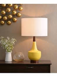Decorating raw wood calf with table lamp cactus, you can reflect a special air and light in your living color: Kenroy Home Tessa Table Lamp 16 18 H Mustard Office Depot